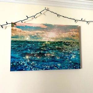 ‘Glitter on the Water’ Canvas Print